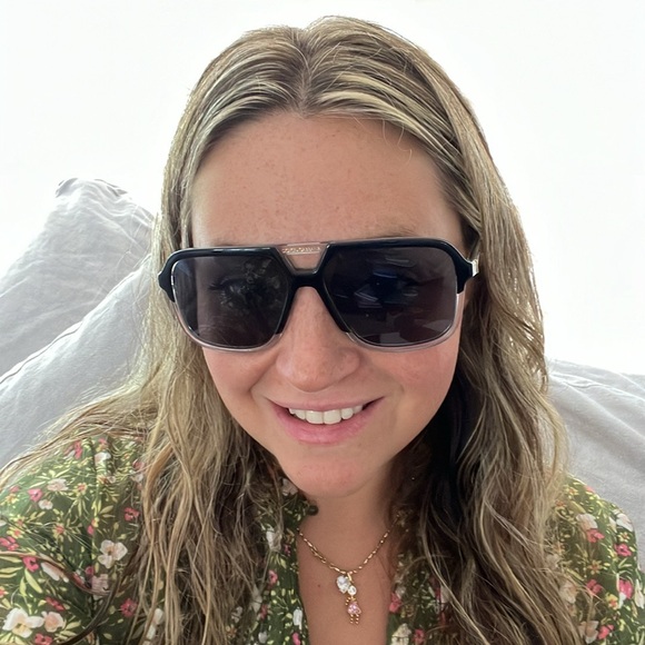 Dolce & Gabbana Black and Silver Sunglasses - Picture 2 of 4